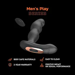 Масажер простати з вібрацією Erospace Mens Play Prostate Massager B12 - мініатюра 2
