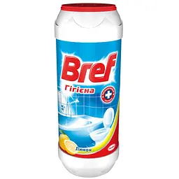Порошок для чищення ванн Bref Гігієна Лимон 500 г (9000100245845)