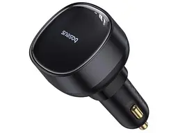 Автомобільний зарядний пристрій BASEUS Enjoyment Pro U Black (C00057800111-00) - мініатюра 5