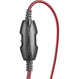 Навушники Xtrike ігрові стерео з мікрофоном GH-890 3,5 мм/USB з мікрофоном та LED RGB підсвічуванням провідні чорні/червоний - мініатюра 2