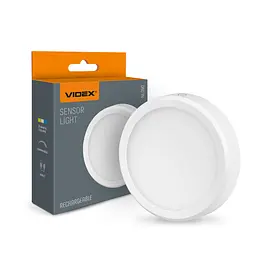 LED світильник акумуляторний з датчиком руху Videx VL-NL090W White (29266-000)