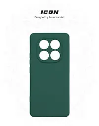 Чехол ArmorStandart ICON для Xiaomi Redmi Note 14 Pro 4G Camera cover Dark Green (ARM86878) - мініатюра 3