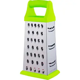 Тертка GT-GR-2003-3 ART-DECO чотиристороння з опорою з округлою ручкою Soft Touch 20 см GUSTO