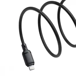 Кабель Baseus Silky Series Fast Charging Lightning 2.4A (2m) black (P10377702113-01) - мініатюра 2