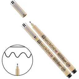 Лінер Pigma Micron (12) 0.7 мм Чорний Sakura