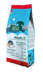 Сухий корм Delivit Excellence для собак з рибою та рисом 15 кг