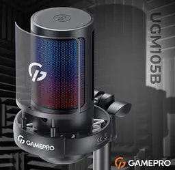 Мікрофон конденсаторний GamePro UGM-105 USB Black - мініатюра 4