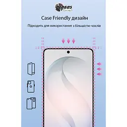 Скло захисне Dengos Full Glue Samsung Galaxy S26 Black (TGFG-442) - мініатюра 3