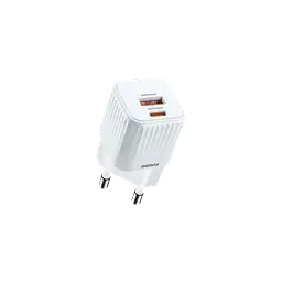 Мережевий зарядний пристрій Remax Cube 2 порта USB + Type-C 20W Белый (RP-U2)