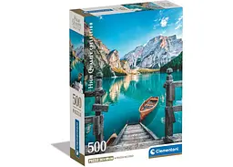 Пазл Clementoni High Quality Collection: Озеро, яке зачаровує, озеро Браєс, Італія (High Quality Collection - Landscape Lake of Braies Puzzle - 500 pcs.), 500 ел. (35538)