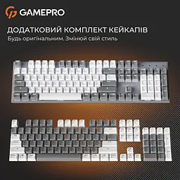 Клавіатура GamePro Genesis Metallic Outemu Red Swithes USB Gray (MK144G) [152671] - мініатюра 14