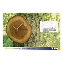 Годинник настінний TFA Tree-o-clock 60304608 - мініатюра 2
