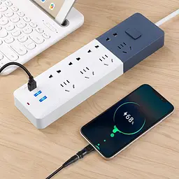 Кабель живлення 5,5 мм x 2,1 мм GINTOOYUN 5V USB2.0 — DC універсальний - мініатюра 6