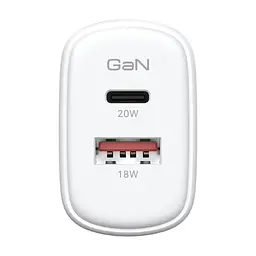 Зарядний пристрій Armorstandart 1xUSB-C PD25W + 1xUSB QC3.0 GaN white (ARM87066) - мініатюра 4