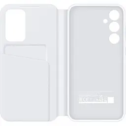 Оригінальний чохол-книжка Samsung для Galaxy S23 FE Clear View Smart Wallet Case EF-ZS711CWEGRU White - мініатюра 4