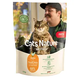 Сухий корм для котів похилого віку Mera Cats Nature Senior Chiken (Huhn) з куркою 2 кг