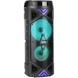 Акустична система 1.0 Media-Tech 50W Bluetooth/FM/AUX/SD/USB/КАРАОКЕ/LED чорна - мініатюра 3