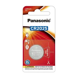 Батарейка CR 2025 Lithium 1pcs Blister Panasonic (CR-2025PT/1B)