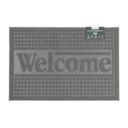 Килимок придверний Eco Fabric Welcome без кромки сірий 40 х 60 см (4060-015)