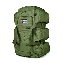 Тактичний рюкзак-сумка 2 в 1 Solve Bag 80 л 72 x 30 x 30 см Олива KT6002501