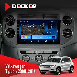 Штатна магнітола Volkswagen Tiguan, Golf Plus 2008-2016 Black Decker D10-008 8x128 DSP 4G Decker (НФ-00006859)