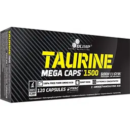 Амінокислота Taurine Mega Caps, 120 капсул Olimp fit0018932 - мініатюра 1