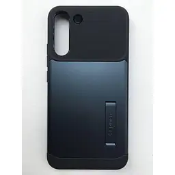 Оригінальний чохол із підставкою Spigen Slim Armor для Samsung Galaxy S22 Slate ACS04014 SM-S906 - мініатюра 2