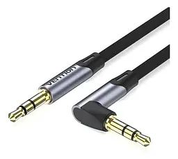 Аудіо кабель Vention minijack 3,5mm - minijack 3,5mm TRS AUX 5 м, чорний (BANHJ)