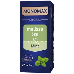 Мелісовий чай Monomax з м'ятою 33 г (22 шт. х 1.5 г) - мініатюра 3