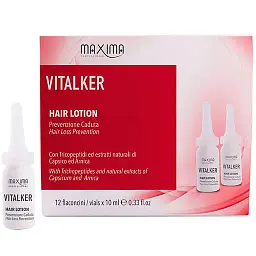 Лосьйон для волосся  Maxima Vitalker Hair Lotion Prev Caduta від випадіння 12 шт. x 10 мл