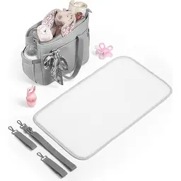 Сумка для мами BabyOno Carmen 30х15.5х26 см сіра (1571/03) - мініатюра 3