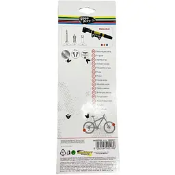 Насос ручний для велосипеда Good Bike Dual Alu в алюмінієвому корпусі AV, FV, DV червоний (92518R-IS) - мініатюра 10