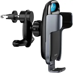 Автомобільний тримач холдер із БЗУ Baseus Wireless Charger Xiaomilky Way Bracket Holder WXHW02-01 Black - мініатюра 9