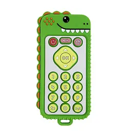 Силіконовий прорізувач пульт "Динозавр" Mega Zayka MGZ-0426(Green)
