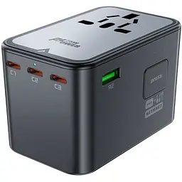 Зарядний пристрій Acefast 5xUSB 75W (3xUSB-C + 2xUSB-A) Gan Z1 Fast Charger (6974316282495) - мініатюра 9