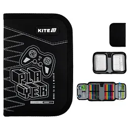 Пенал Kite Player чорний (K25-622H-6) - мініатюра 2