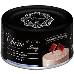 Влажный корм для кошек Cherie Healthy Living Tuna Mousse мусс из тунца 80 г