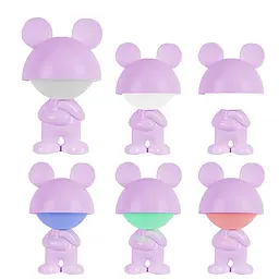 Світильник-нічник Kite LED з акумулятором Dreamy Mouse фіолетовий (K25-315-2-5) - мініатюра 3