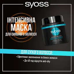 Інтенсивна маска для сухого волосся Syoss Moisture Boost, 500 мл - мініатюра 2