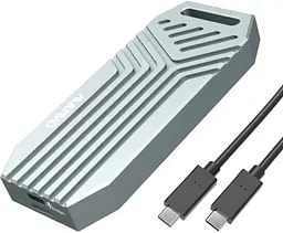 Зовнішня кишеня Grey, M.2, Type-C 4.0, 1xM.2 NVMe Maiwo teh0020671