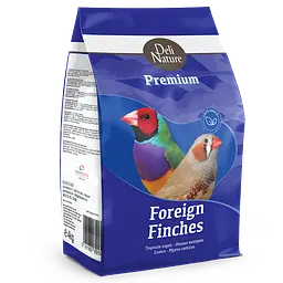 Корм для тропічних птахів, в`юрків Deli Nature Premium Foreign Finches Делі Натюр повнораціонний 1 кг