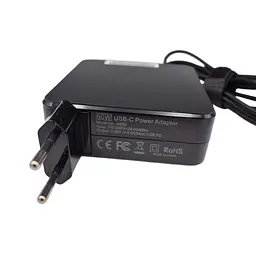 Блок живлення Type-C 90W для Apple, Asus, Acer, HP, Dell, Lenovo, Samsung, Xiaomi. Квадратний Чорний - мініатюра 3