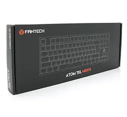 Клавіатура механічна ігрова з підсвічуванням Fantech ATOM MK-876 red switch, Eng, Black - мініатюра 4