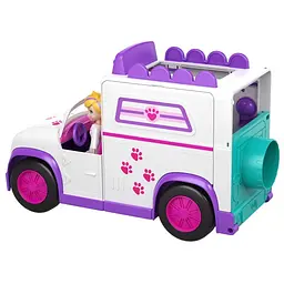 Трейлер набір Polly Pocket Мобільний салон для тварин (GFR04) - мініатюра 3