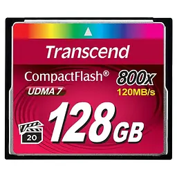 Карта пам'яті Transcend i 128GB CF 800X (TS128GCF800)