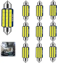 Комплект автомобільних LED ламп 41 мм 12V, 10 шт