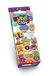 Пінопластовий пластилін BUBBLE CLAY, українською мовою, BBC-01-01U 02U