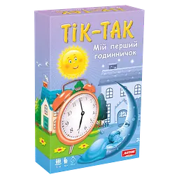 Дитяча розвиваюча гра "Тік-Так" 0819 перший годинник