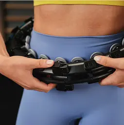 Хулахуп Trex Sport TX-020CHH масажний з обважнювачем та лічильником чорний - мініатюра 8