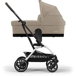 Коляска Cybex Eezy S Twist+ 2 TPE B Almond Beige (з бампером) (524000127) - мініатюра 7
